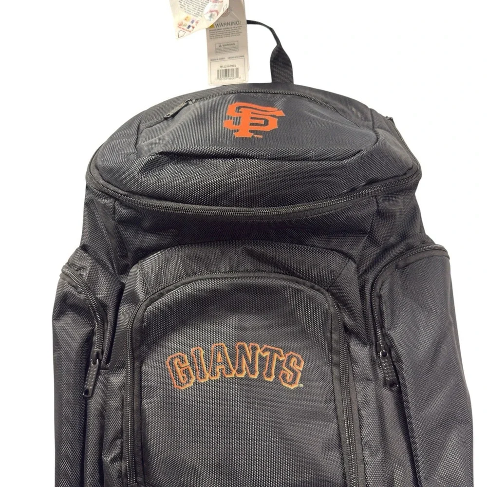 San Francisco Giants MLB Backpack Laptop sleeves water bottle pockets Zipper Bag